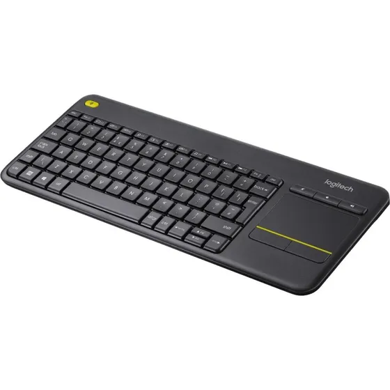 Logitech K400 Plus Trådløs Touch Tastatur, Italiensk, Sort