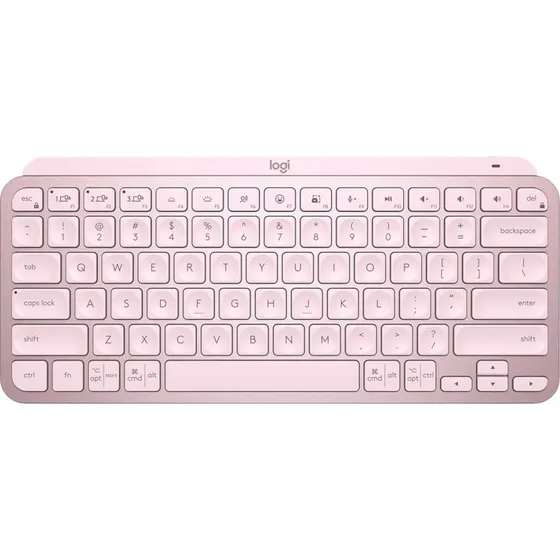 Logitech MX Keys Mini Trådløst Tastatur, USA, Rose