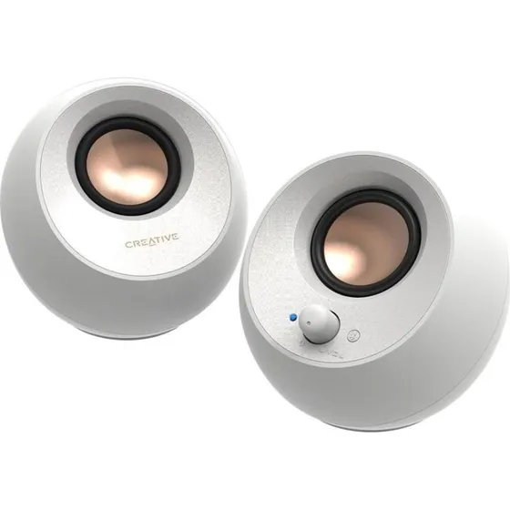 Creative Pebble V3 Bluetooth-højtalere 2.0 Hvid 10 W