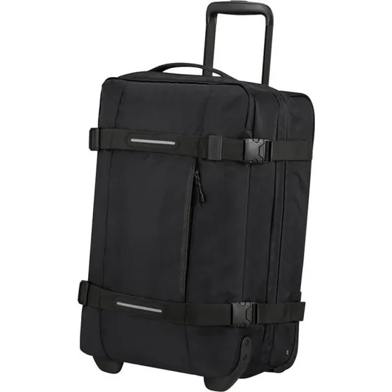 American Tourister Urban Track Duffle med Hjul, Small, Sort, 55L