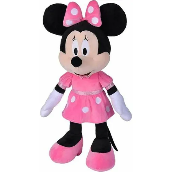 Minnie Mouse 61 cm bamse i fuchsia kjole