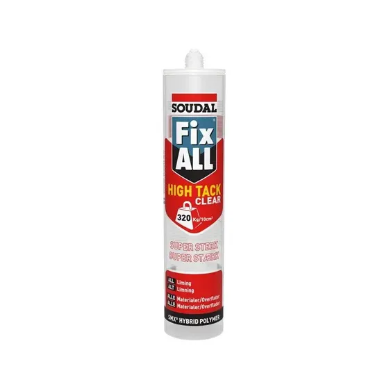 Soudal Fix All HT Clear Montagelim 290ml