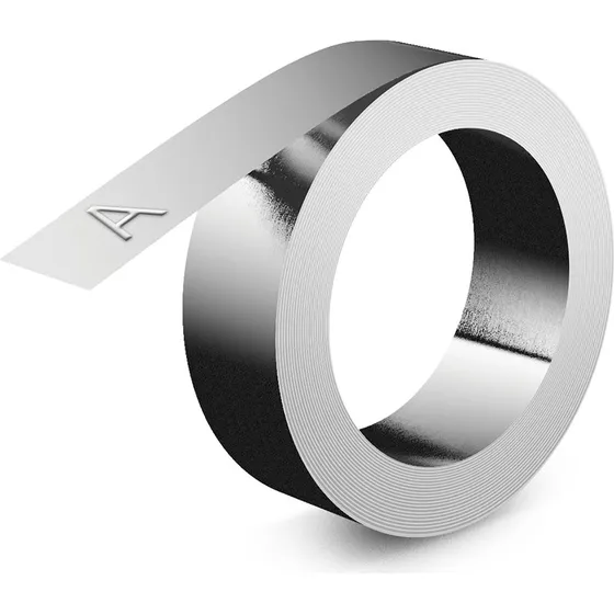 Dymo Tape M11 12 mm x 4,8 m, sølv, uden lim