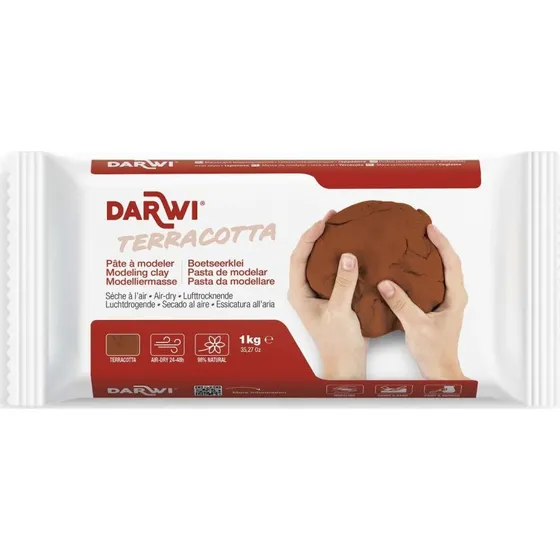Cernit Darwi Selvhærdende Ler 1000 g Terracotta