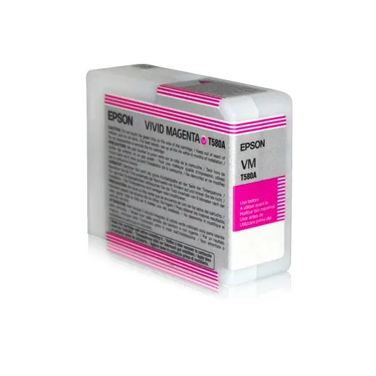 Epson Levende Rød Blæk C13T580A00, 80 ml