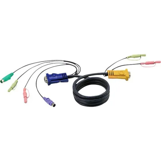 ATEN 2L-5303P 3 m PS/2, VGA, 3,5 mm Kabel