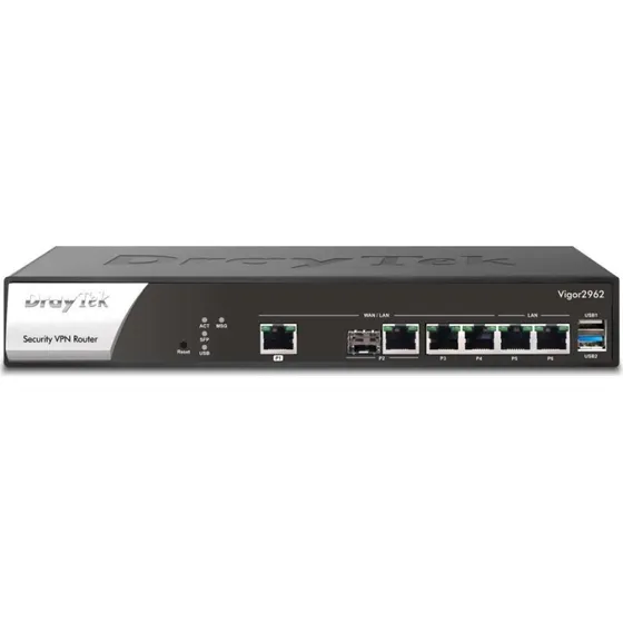 DrayTek Vigor 2962 2,5G LAN Router med Dual WAN
