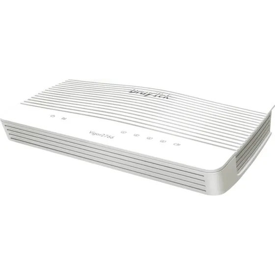 Draytek Vigor 2766 Router med 4-port switch, 2 WAN-porte, 1GbE
