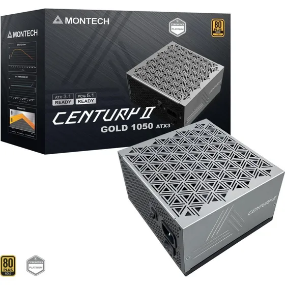 Montech CENTURY II 1050W 80 Plus Gold ATX 3.1
