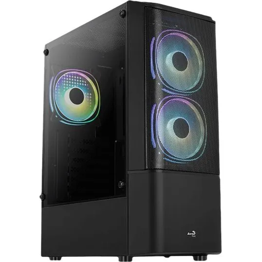 AeroCool Quantum Mesh V3 ATX Mid Tower, Sort