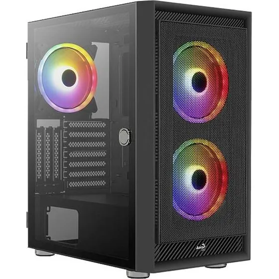 Aerocool Graphite-G v2 FRGB Midi Tower, sort