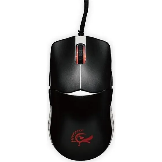 Ducky Feather Ambidextrøs Gaming Mus, 16.000 DPI, Sort