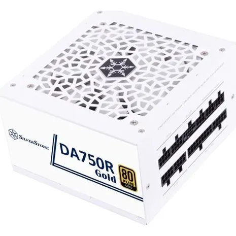 SilverStone DA750R Gold 750W, fuldt modulær, hvid