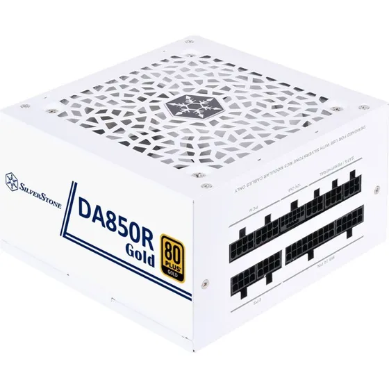SilverStone DA850R-GMA 850W 80 PLUS Gold Strømforsyning, Hvid