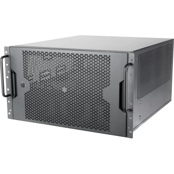 SilverStone RM61-312 6U Rackserverkabinet Sort