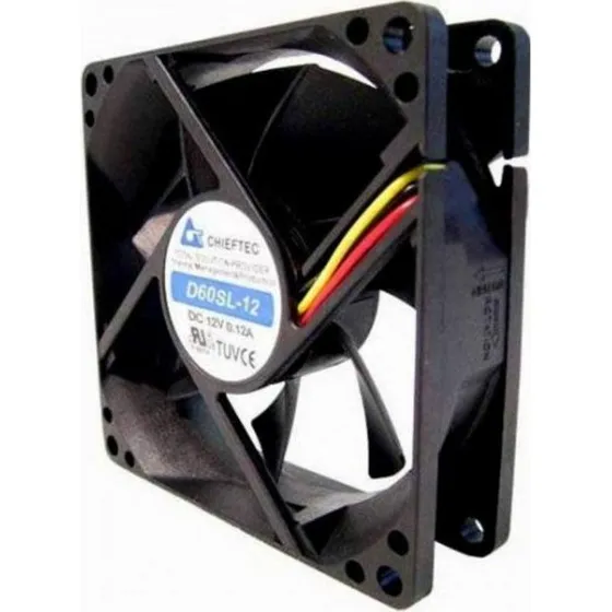 Chieftec AF-0625S 60mm PC-blæser (2200 RPM), sort
