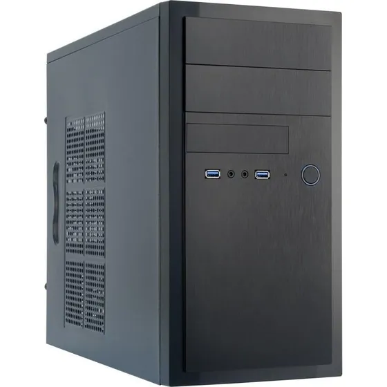 Chieftec Elox HT-01B MicroATX Tower, sort