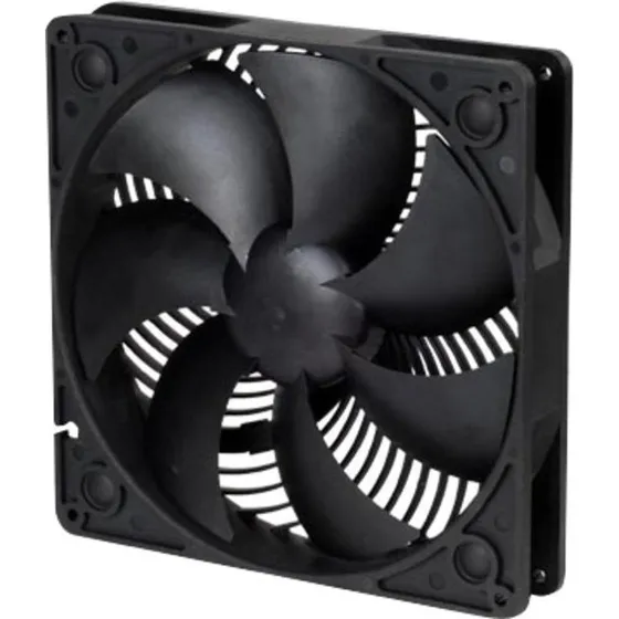 Silverstone AP181 180mm Ventilator - Sort