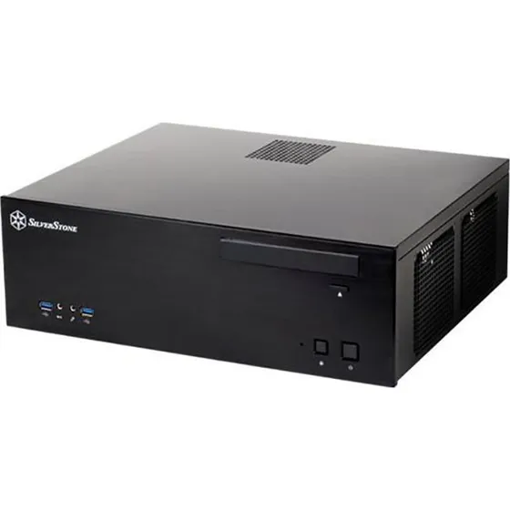 SilverStone GD04B HTPC-kabinet, sort, micro ATX
