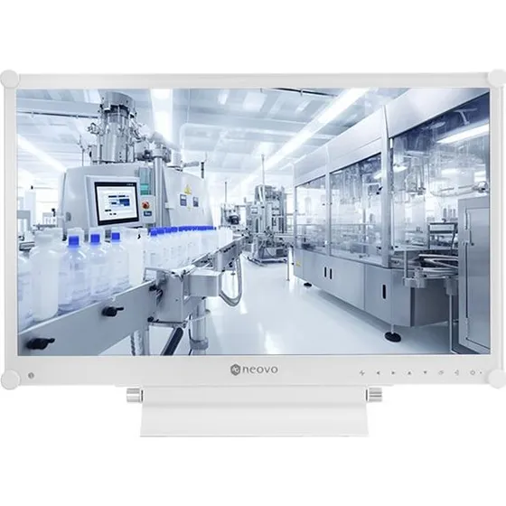 Neovo X-2402w 24" VA Full HD LED-skærm, hvid