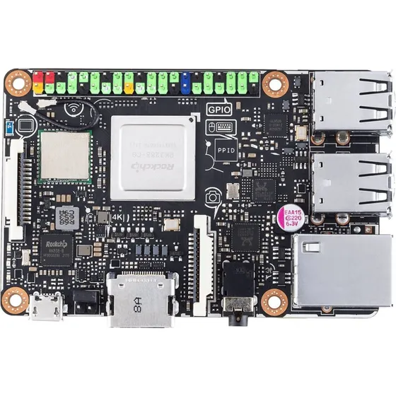 ASUS Tinker Board R2.0 2GB - Enkelttavle-computer med Bluetooth 4.2