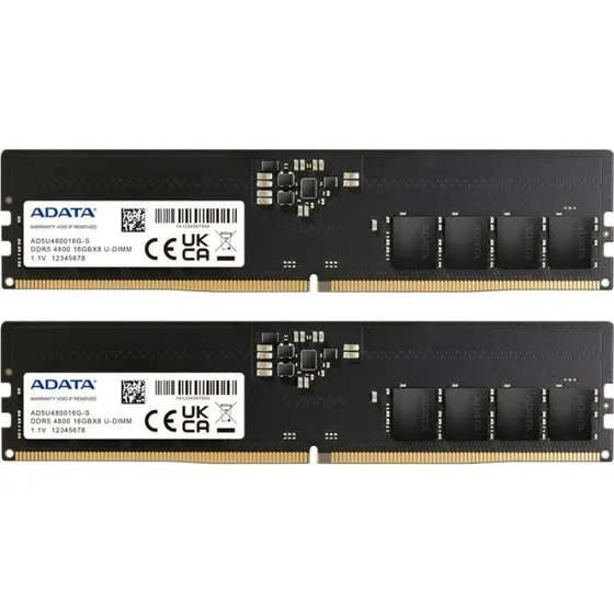 ADATA DDR5 32GB 4800MHz CL40 On-die ECC
