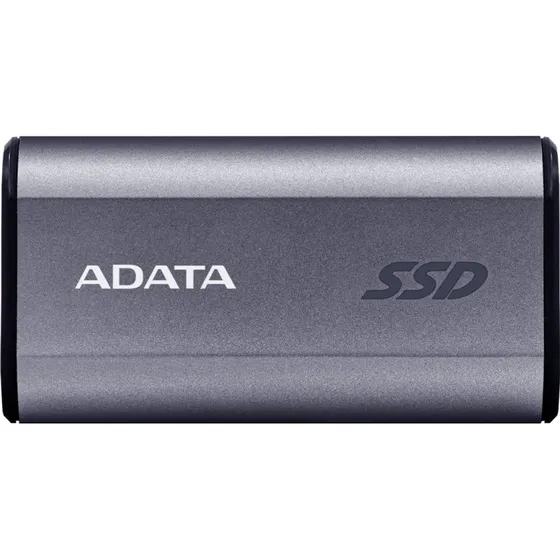 ADATA SC750 1TB USB-C SSD, sort titanium
