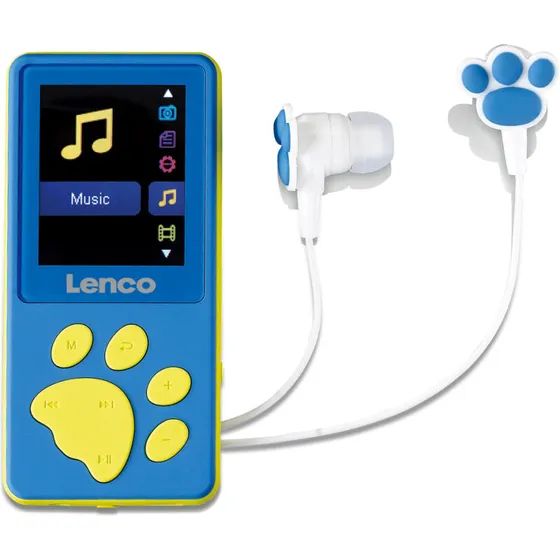 Lenco Xemio-560BU MP3/MP4-afspiller 8GB – blå