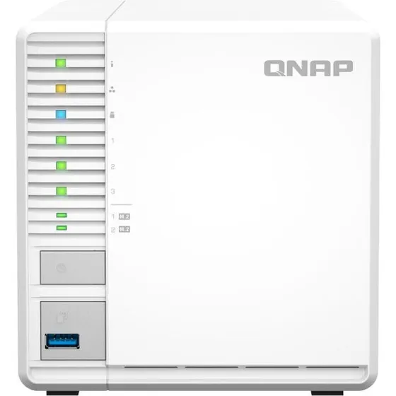 QNAP TS-364-8G - NAS-server med 2.5GbE, 8 GB RAM, hvid