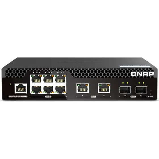 QNAP Web Managed 10-port 10GbE / 2.5GbE Switch