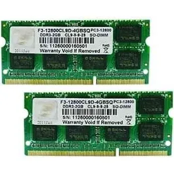 G.Skill SQ DDR3 4GB 1600MHz CL9 SO-DIMM