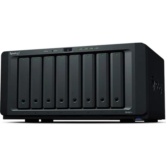 Synology DS1821 NAS, 8-bay, AMD Ryzen Embedded V1500B