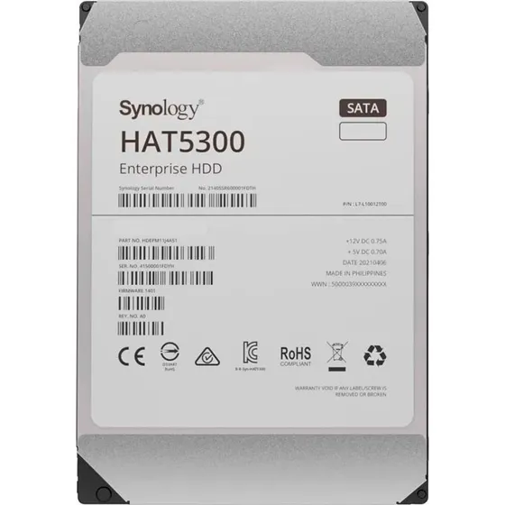 Synology HAT5300-4T 4TB 7200RPM SATA 3,5" HDD