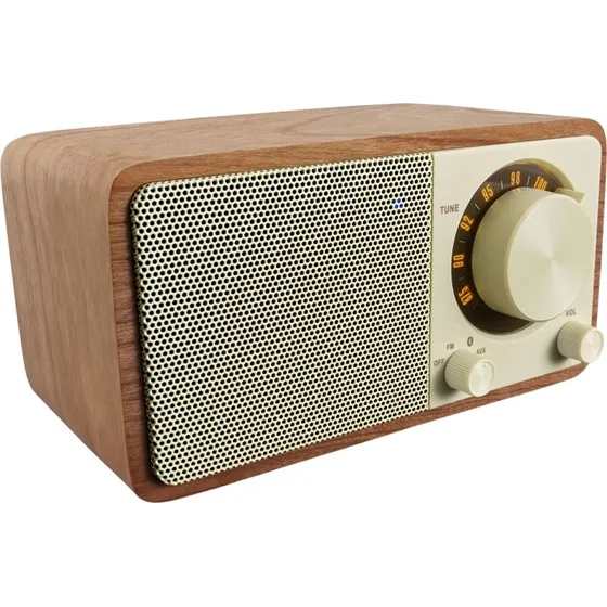 Sangean WR-7 Mini FM Radio med Bluetooth, AUX og USB