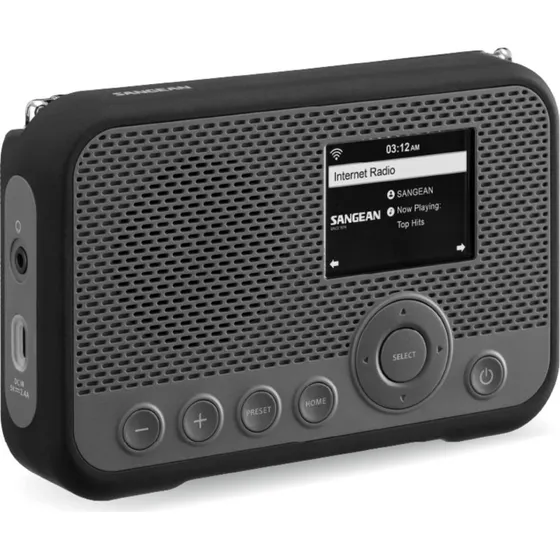 Sangean WFR-39 DAB/DAB+ Internetradio - Sort