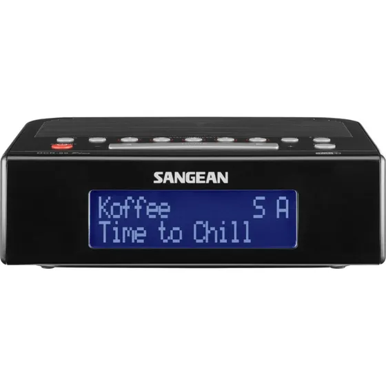 Sangean DCR-89+ DAB+/FM-RDS Digital Clock Radio - Sort