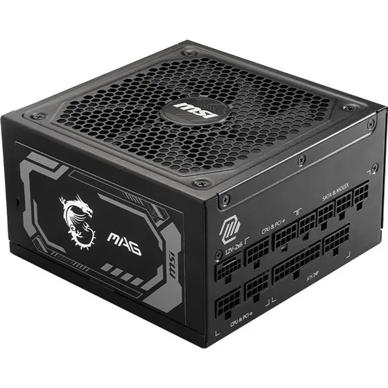 MSI MAG A1000GL 1000W 80 Plus Gold PCIe5 Strømforsyning