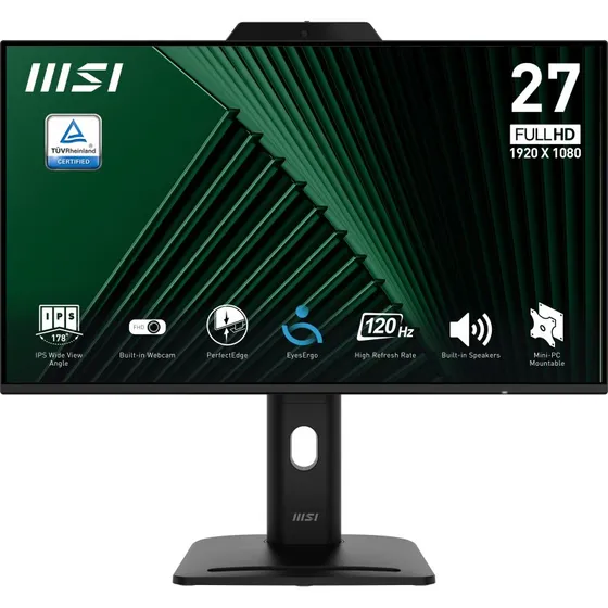MSI PRO MP272PMG 27" IPS Full HD 120 Hz, Sort