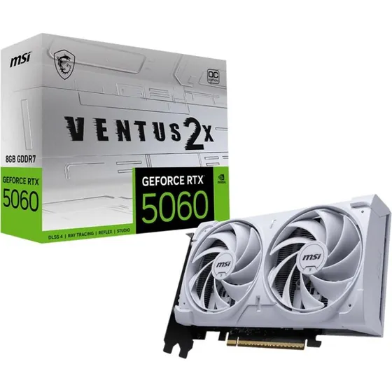 MSI GeForce RTX 5060 VENTUS 2X OC White 8GB GDDR7
