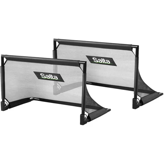 Salta Challenge fodboldmål 100 x 60 x 60 cm 2-pak, sort