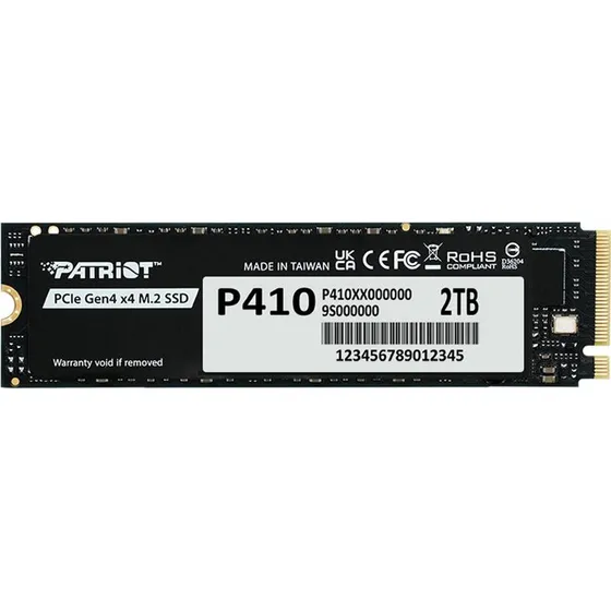 Patriot P410 SSD 2TB M.2 2280 PCIe 4.0 NVMe Sort