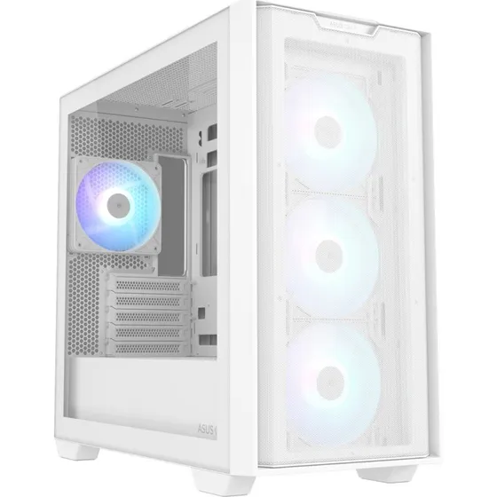 ASUS A21 PLUS Miditower Kabinet, Hvid, mATX, 360mm Vandkøling