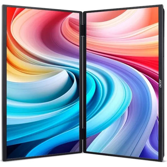 Acer PD163Qsmiuux 16" IPS Portable Skærm, Full HD, USB-C & HDMI