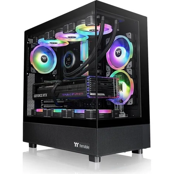 Thermaltake View 270 TG ARGB - Mid Tower Kabinet - Sort