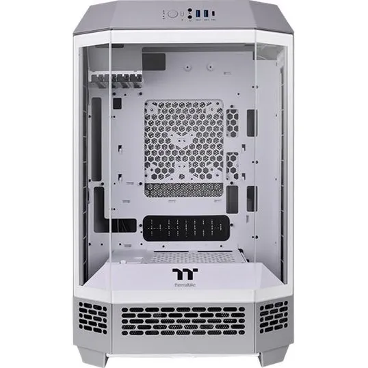 Thermaltake The Tower 300 Minitower Grå med Hærdet Glas