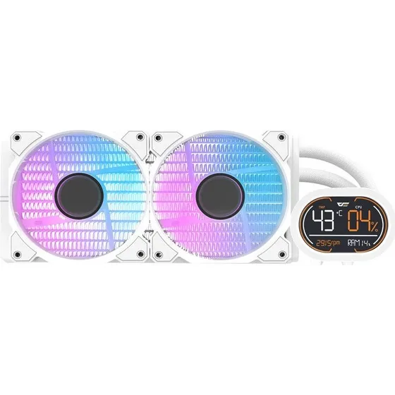 Darkflash DH240D Hvid 240mm ARGB CPU Vandkøler
