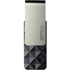 Silicon Power Blaze B30 8GB USB 3.0, Sort/Sølv