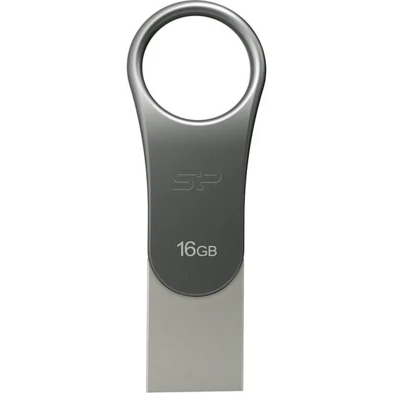 Silicon Power Mobile C80 16 GB USB-C/USB-A 3.0, titanium