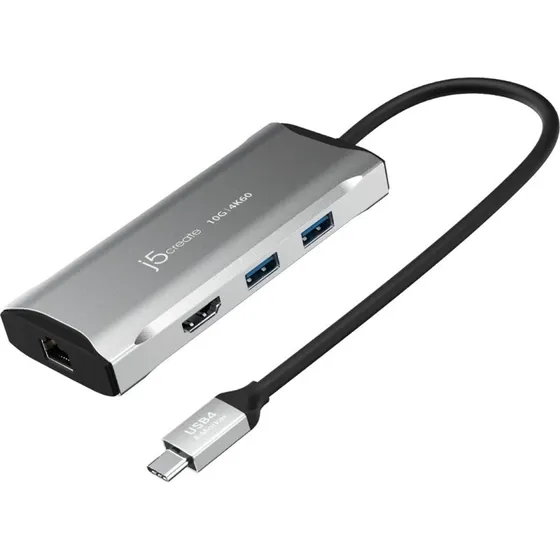 J5create 6-in-1 USB-C Travel Dock med 100W PD