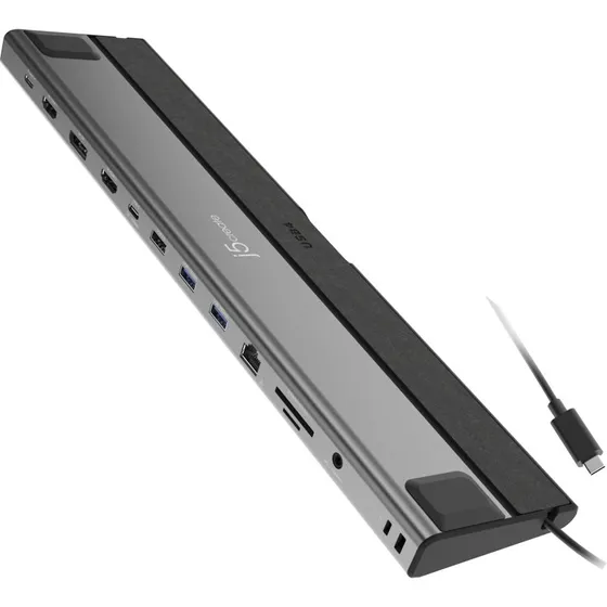 J5create USB4 Triple 4K Display Dockingstation med Ethernet